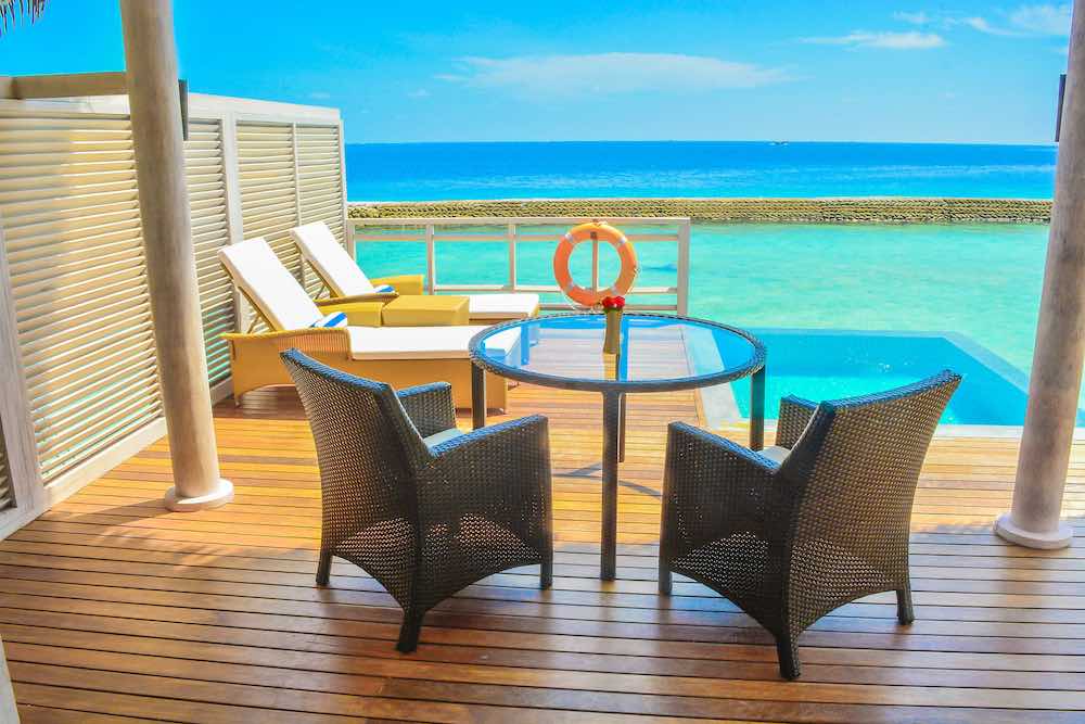 Water Villa with Private Pool at NH Maldives Kuda Rah Resort, view 4